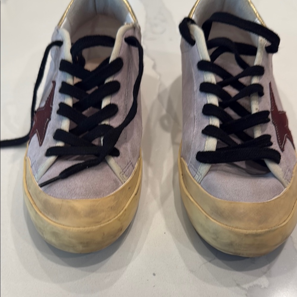 Lilac Golden Goose Sneakers